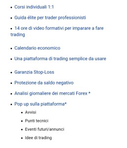 corsi di formazione su xforex