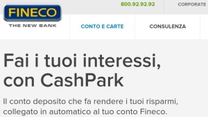 come investire i soldi con conto deposito fineco