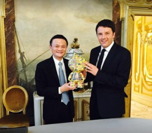 Aliexpress Italiano con Renzi e Jack Ma