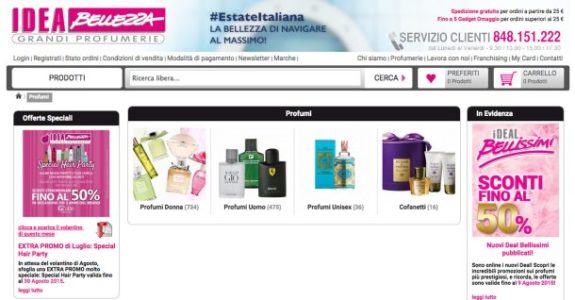 migliori Siti web per acquistare Profumi On line